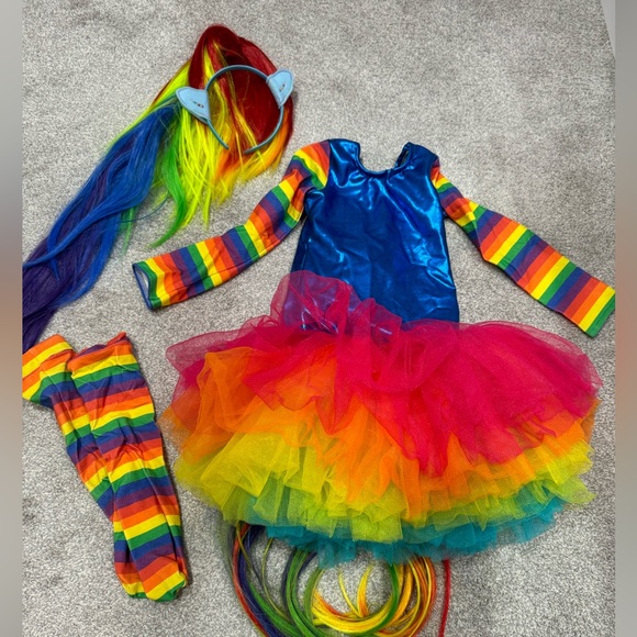 Toddler Rainbow Dash Costume - Picture 2 of 15